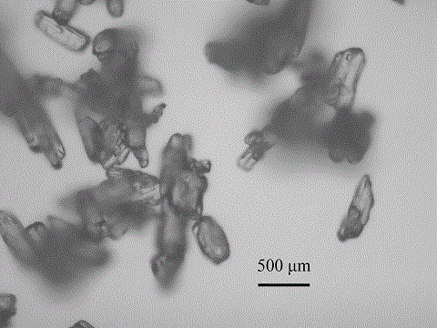 Method for preparing flaky ibuprofen crystal by adding crystal-growing controlling agent into aqueous solution