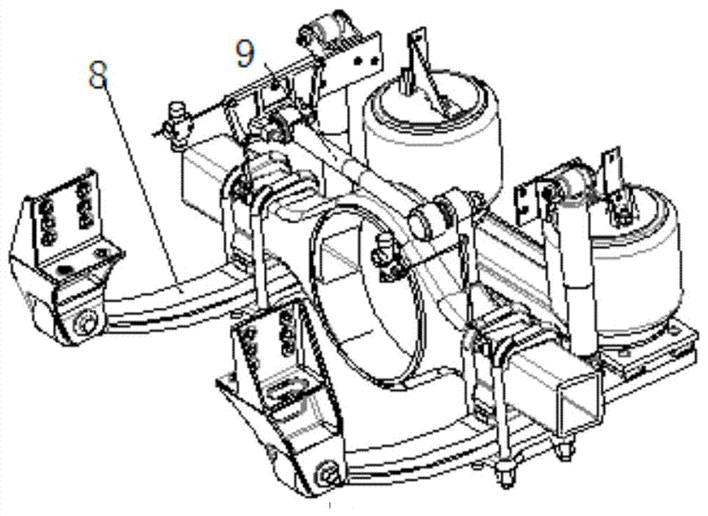 Sheet torsion rod spring structure, vehicle suspension and manufacturing method of sheet torsion rod spring structure