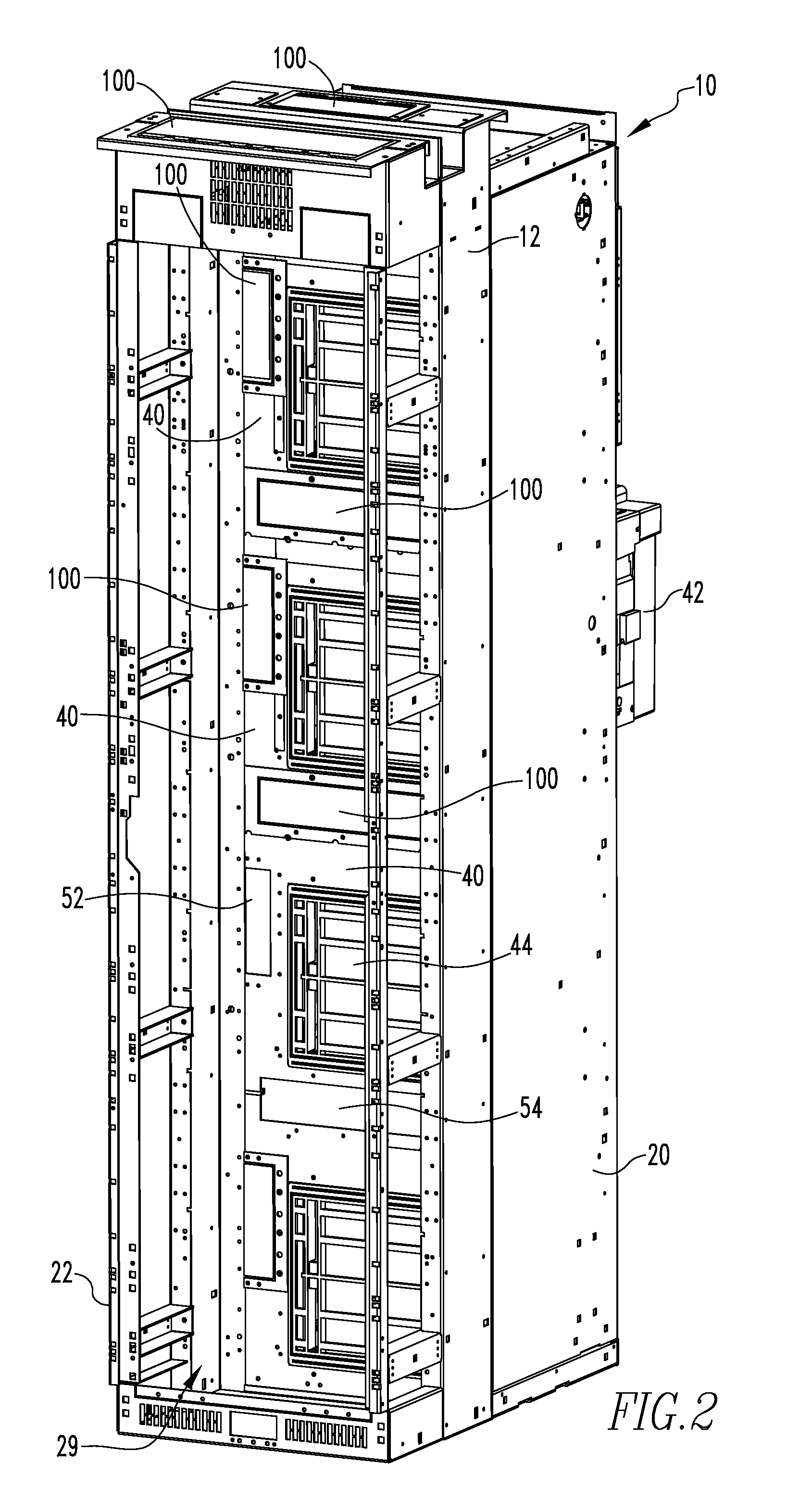 Electrical enclosure assembly having venting system