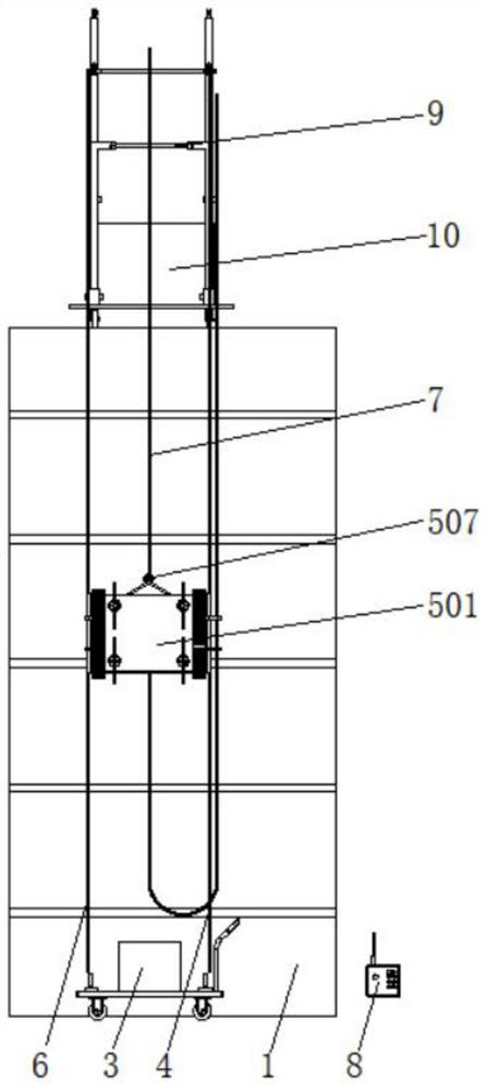 Crawler type obstacle crossing high-rise building external wall cleaning machine