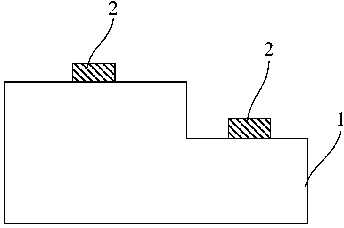 Method for photoetching of LED wafer without mask plate