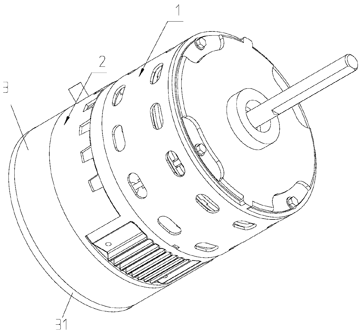 ECM motor compatible with multiple universal interfaces, heating, ventilation and air conditioning HVAC system and signal conversion method