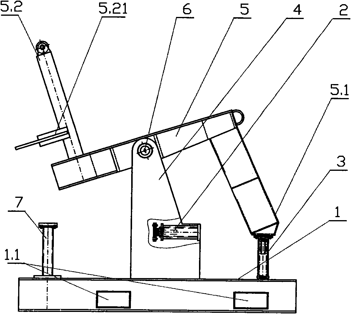 Support for turning over coiled steel