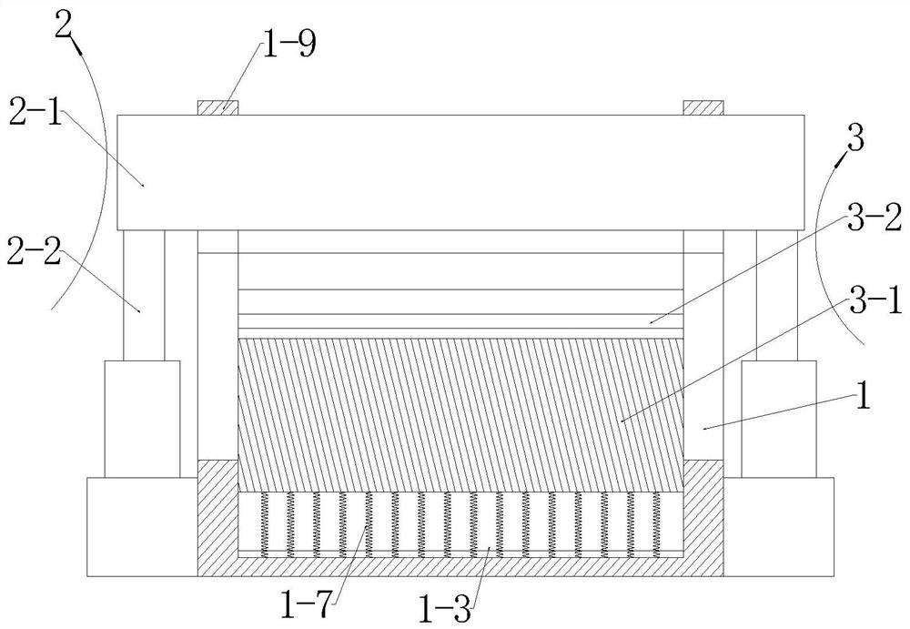 Bending processing device for large-scale wind power high-speed gearbox