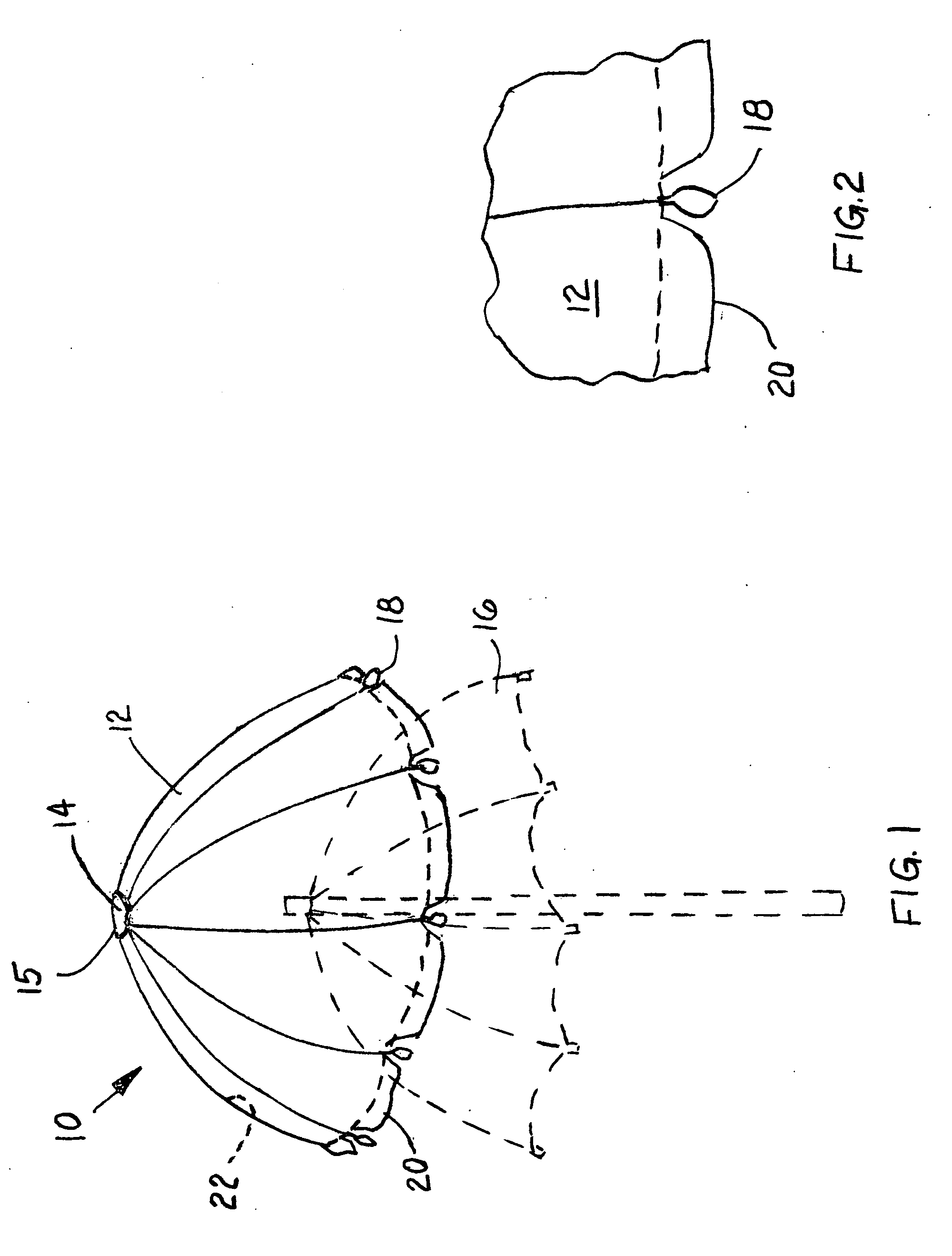 Reflective overlay for shade umbrellas