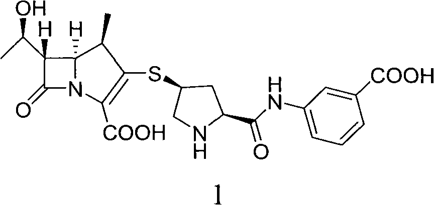 Method for preparing ertapenem intermediate