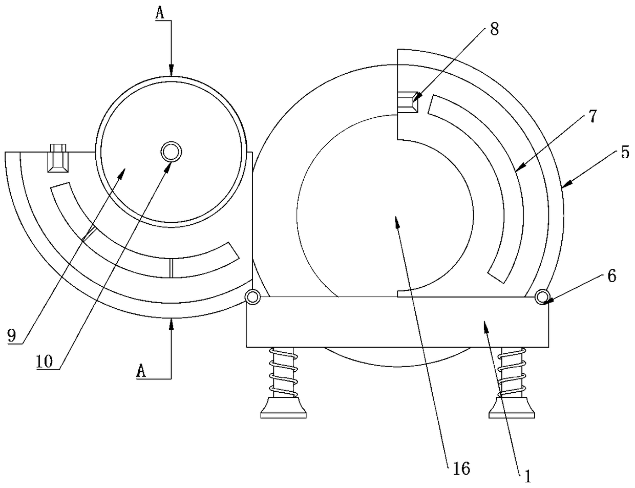 Pneumatic transmission air compressor expansion auxiliary air storage tank device