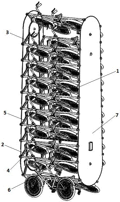 Vertical overhead suspension frame management system