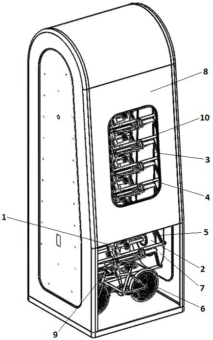 Vertical overhead suspension frame management system