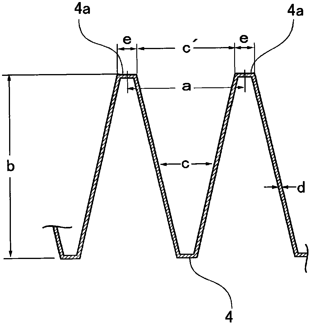 Filter element and double-pleated air filter using same