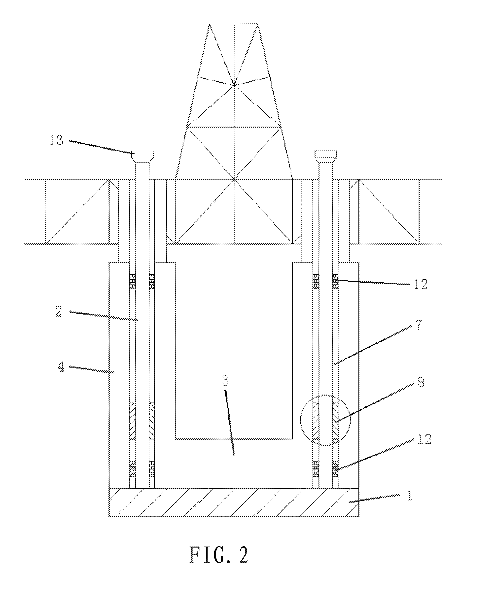 Integrative deep draft floating production platform with unconditional stability and offshore installation method thereof