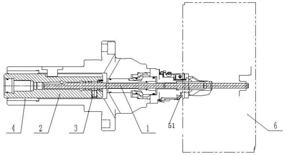 A hydraulic boring head for machining conduits of engine cylinder head seat rings