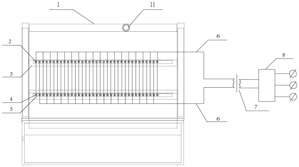 Device and method for fresh-keeping fruits and vegetables based on single-array dielectric barrier discharge plasma