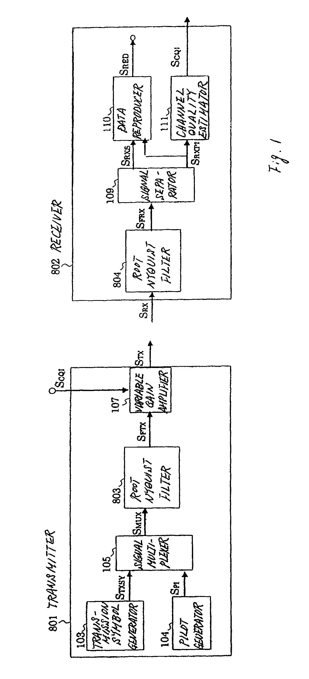 Band limiting method and wireless communication system