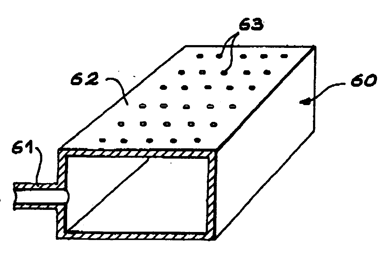 Intermediate suction support and its utilisation for producing a thin film structure