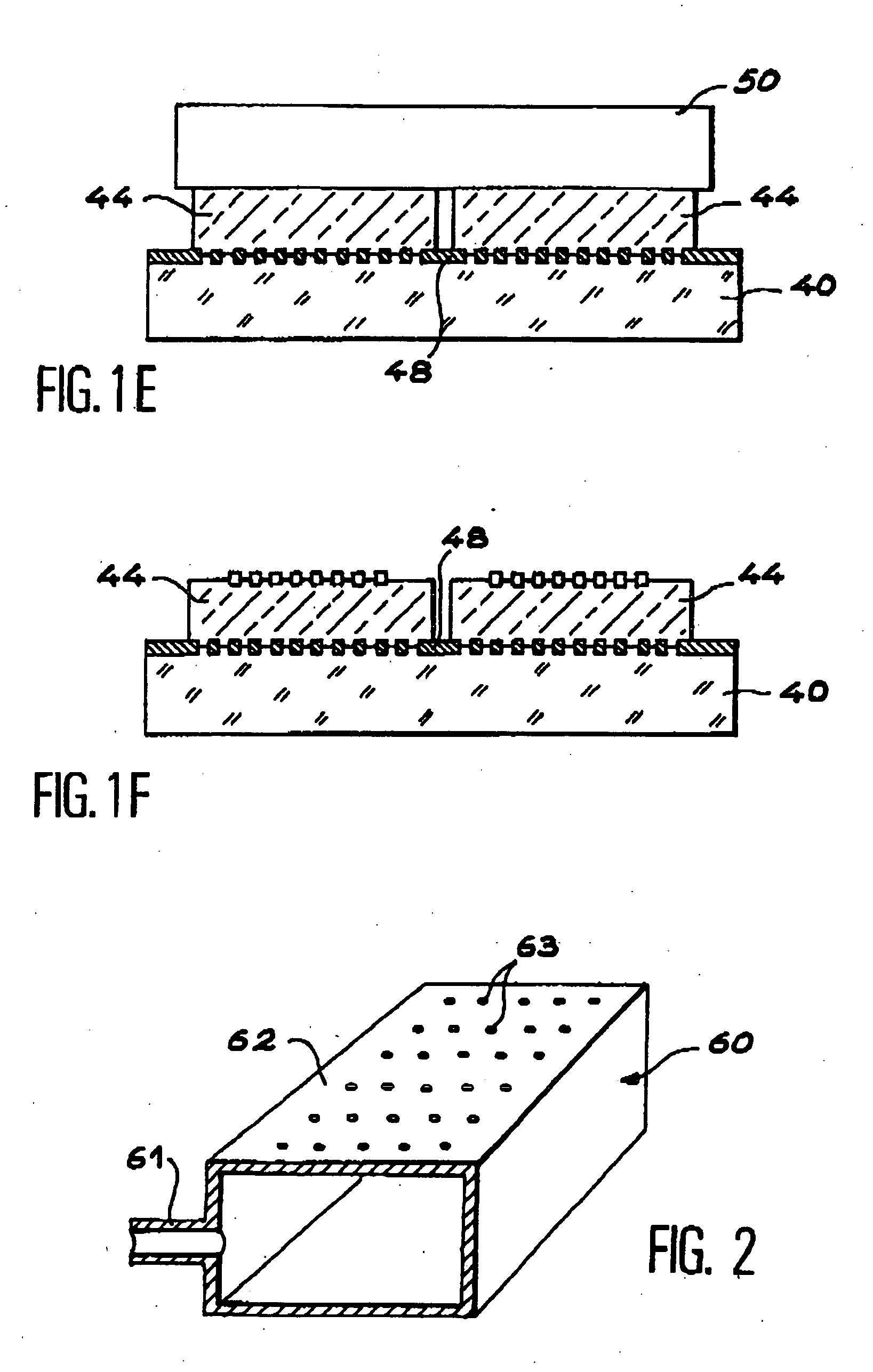 Intermediate suction support and its utilisation for producing a thin film structure