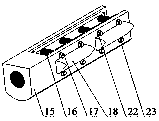 Torsional vibration tool based on impeller and spring