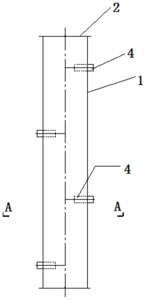 Ammonia spraying device and flue gas denitration device