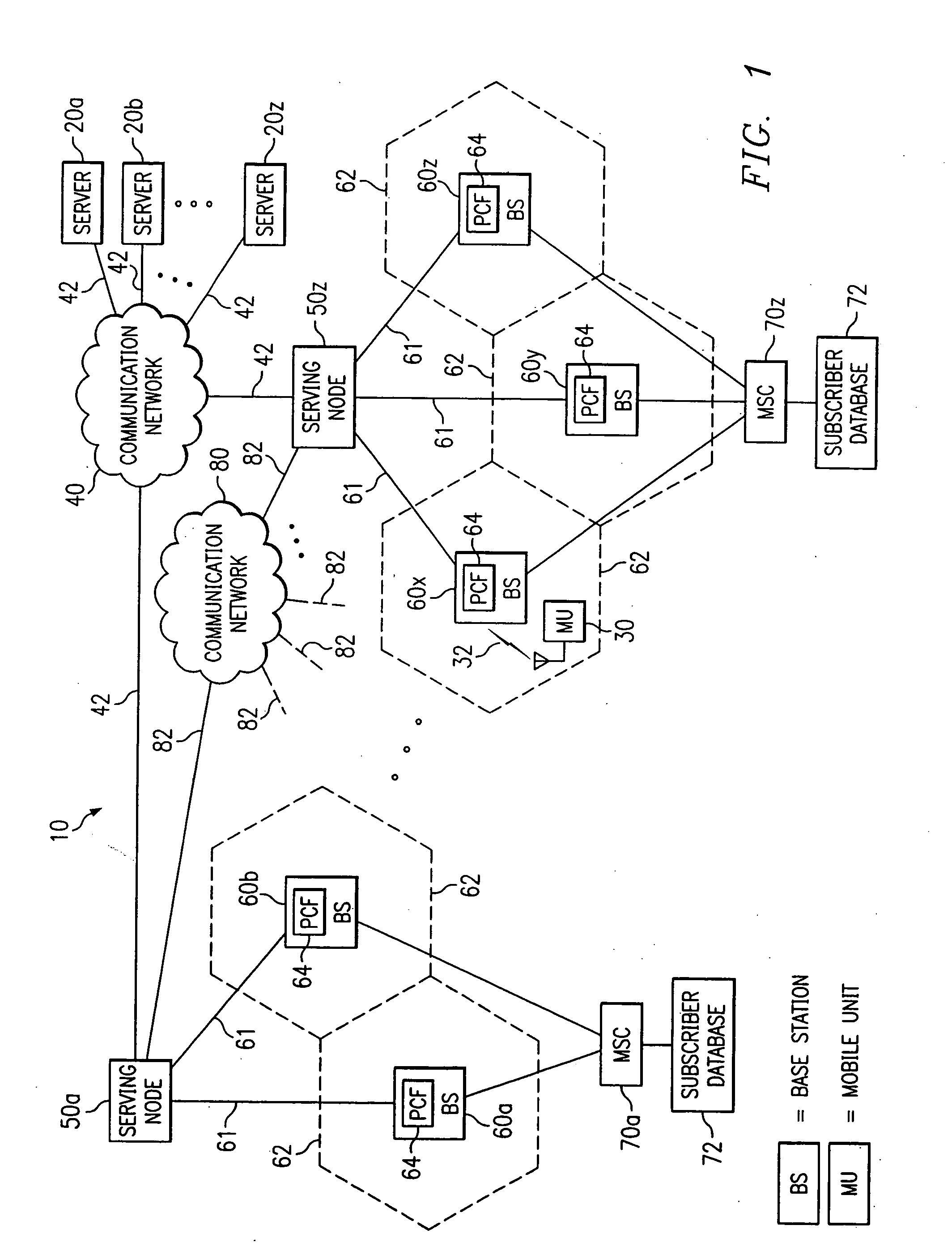 System and method for selecting a wireless serving mode