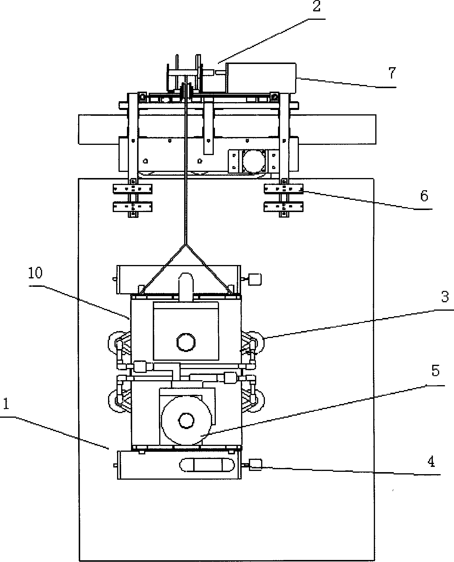 Push-pressure absorption type high-altitude cleaning robot