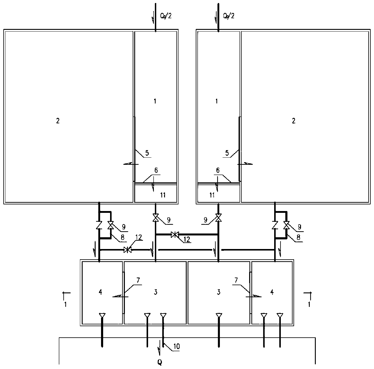 Clean water tank suction well system and use method thereof