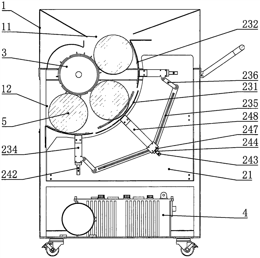 Adjustable mushroom stick punching equipment