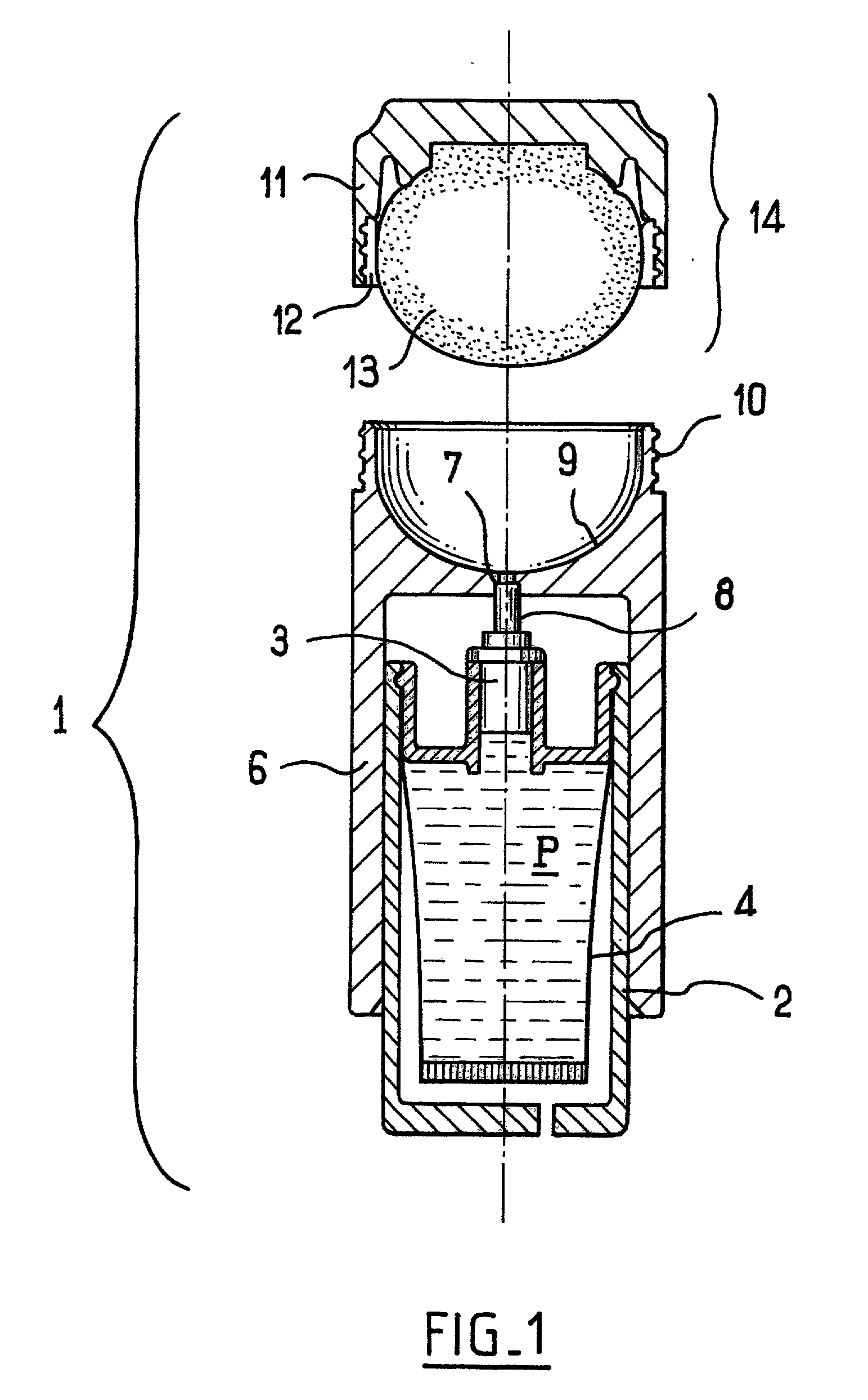 Device having a magnetic applicator and/or wiper member