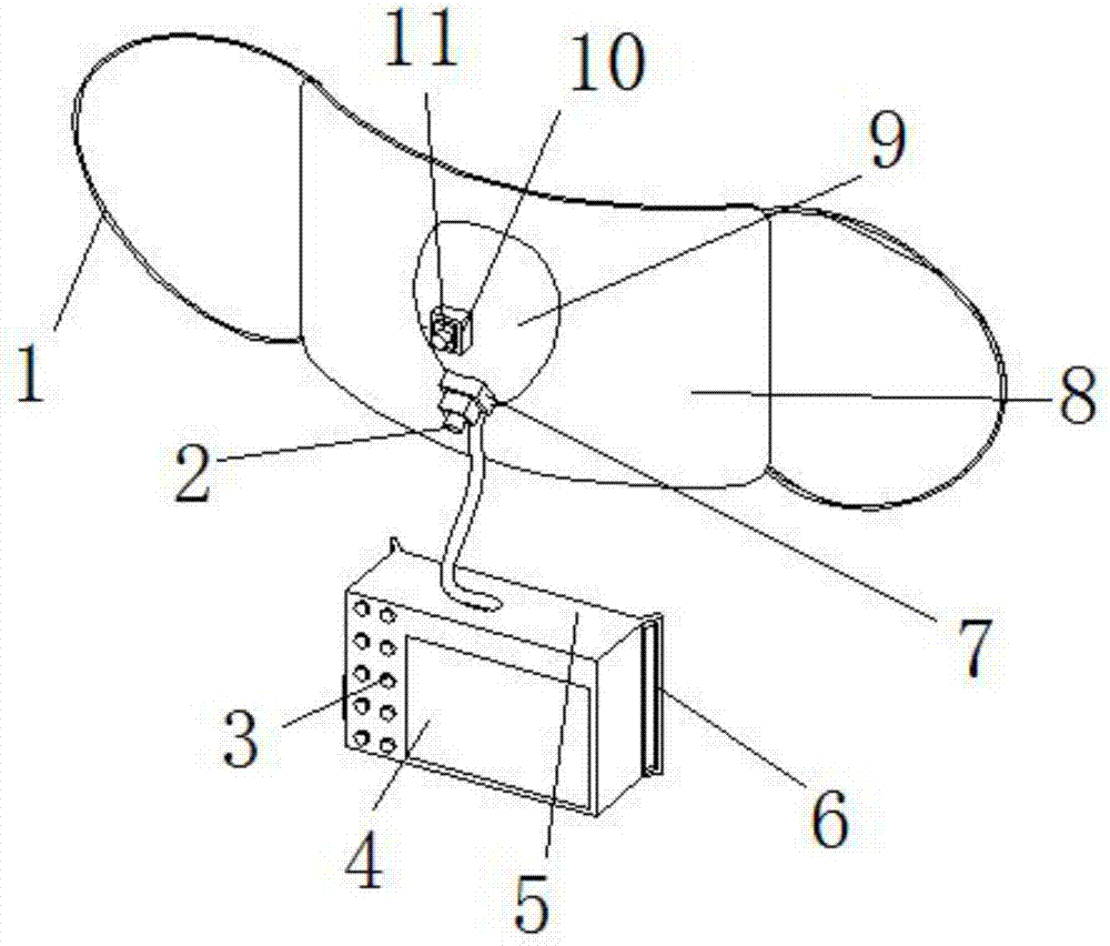 Detection analysis device for respiratory department of internal medicine