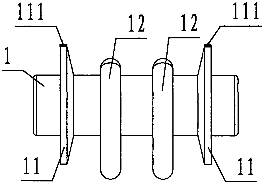 Paper shredder allocating wheel with paper clamping caulking grooves