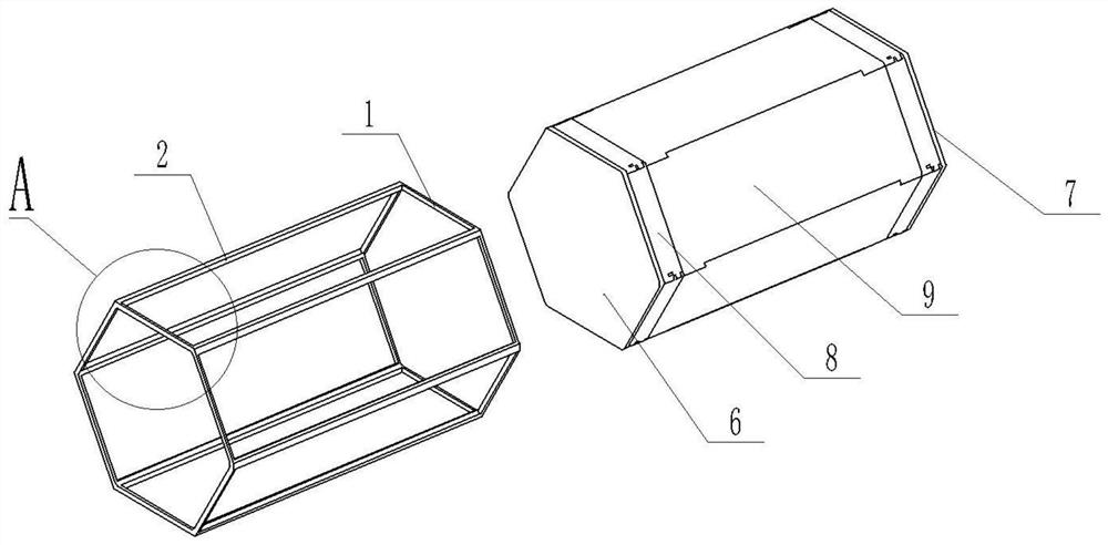 A modular honeycomb building that can be assembled quickly