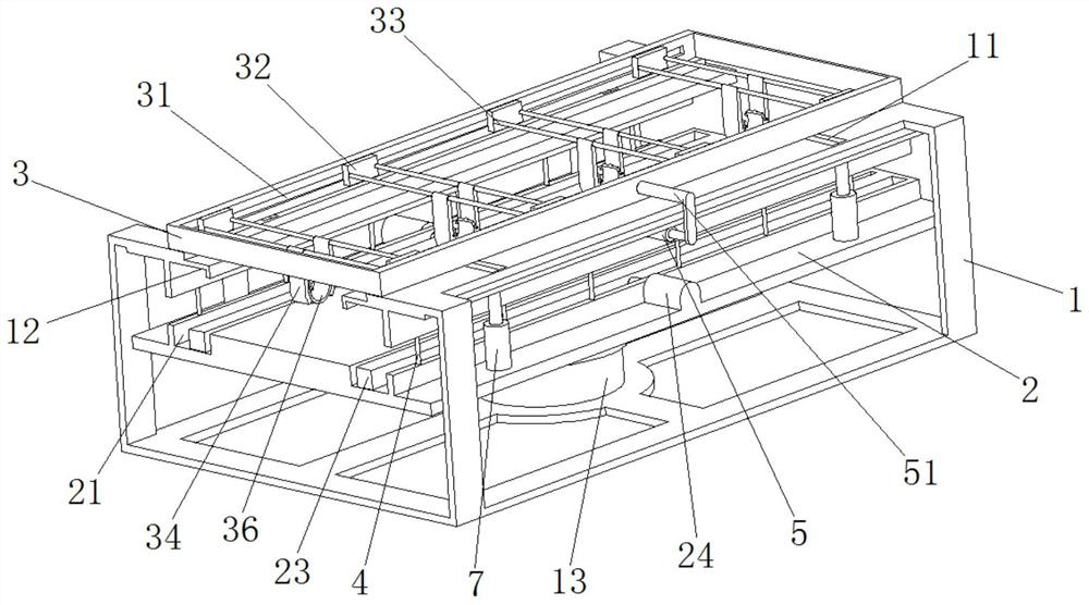 Automobile exhaust connecting pipe welding, clamping, fixing and displacing tool