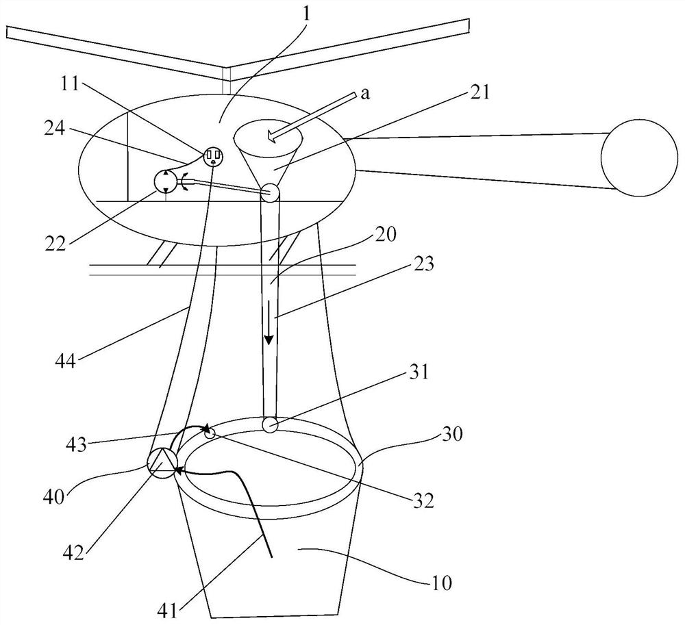 Helicopter fire extinguishing device