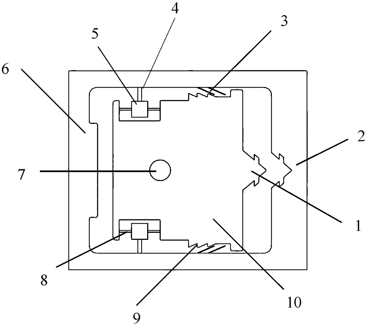 MEMS safety system integrated device applied to small-caliber bomb and method thereof