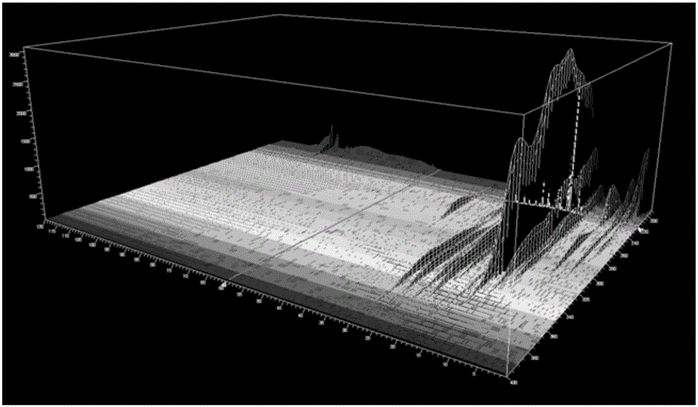 Method for establishing fingerprint of rhizoma cimicifugae radix puerariae decoction composition and fingerprint