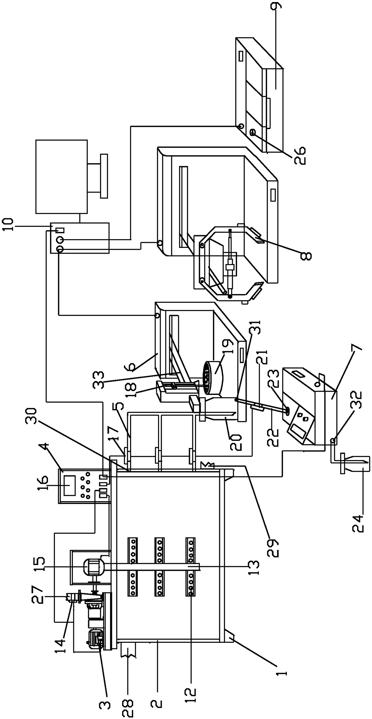 Dosed sewage treatment system with automatic monitoring function and agent content monitoring method