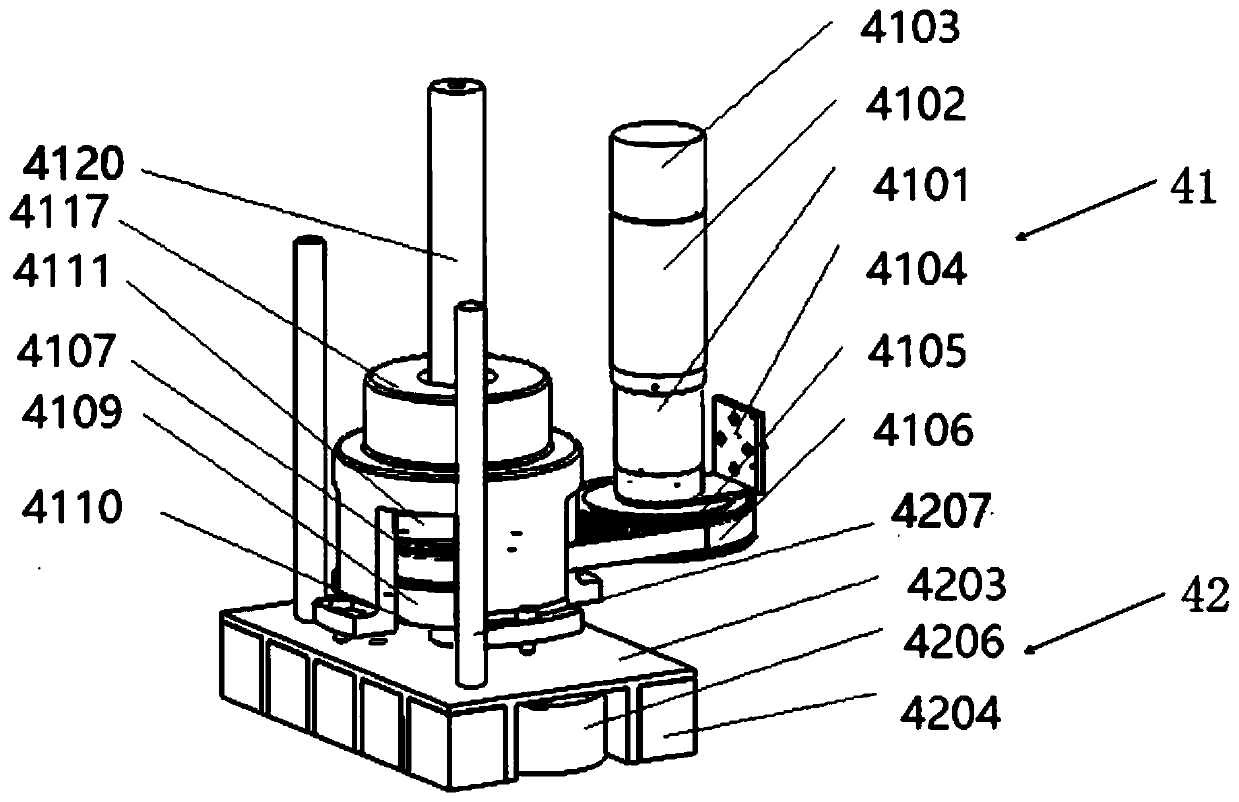 Obstacle-crossing wall-climbing robot combined variable magnetic force attraction module