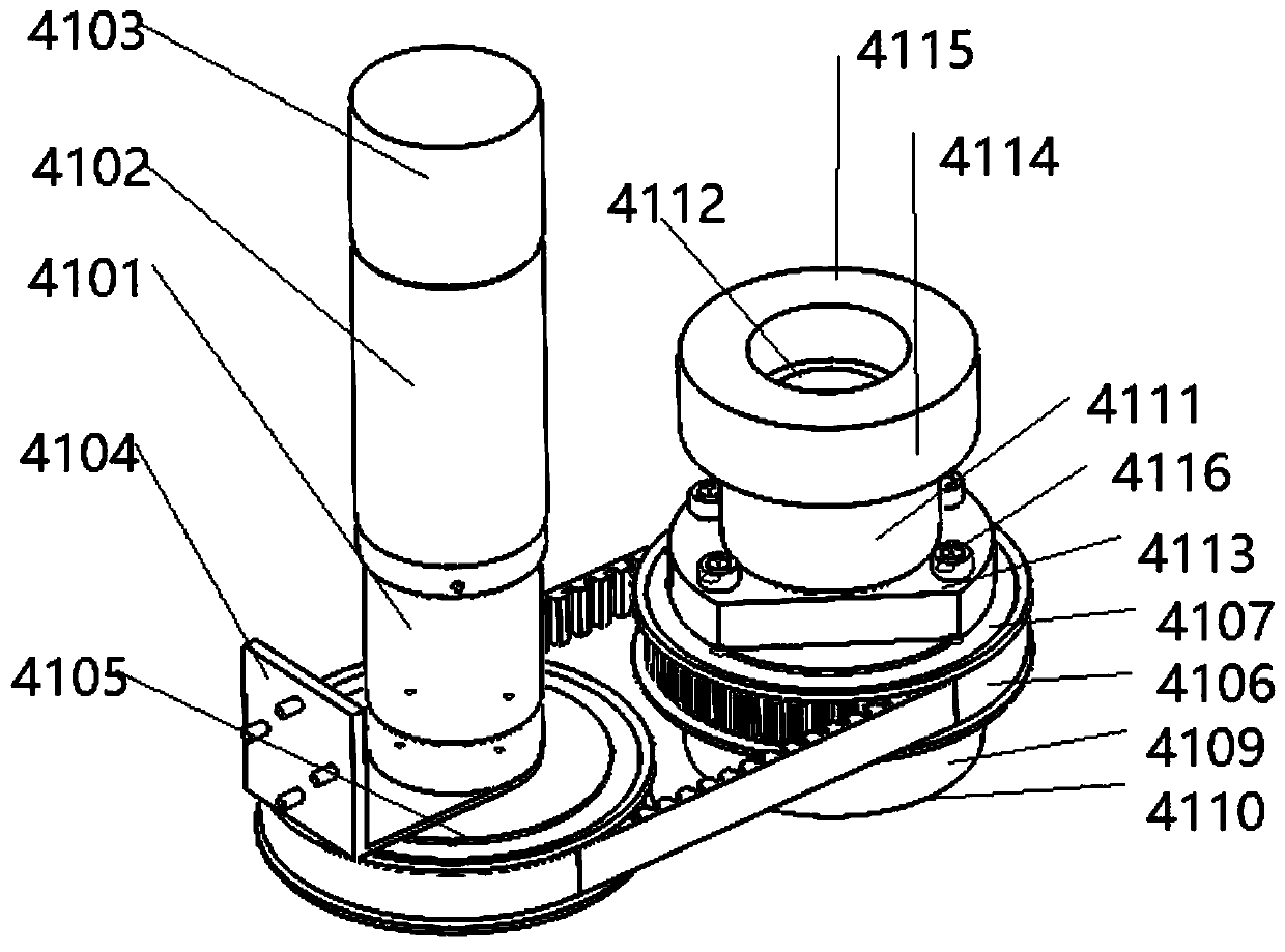 Obstacle-crossing wall-climbing robot combined variable magnetic force attraction module