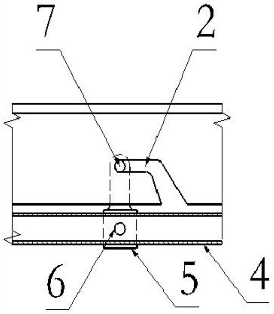 Fastening device for rocket engine shell mold with large length-diameter ratio and preparation process