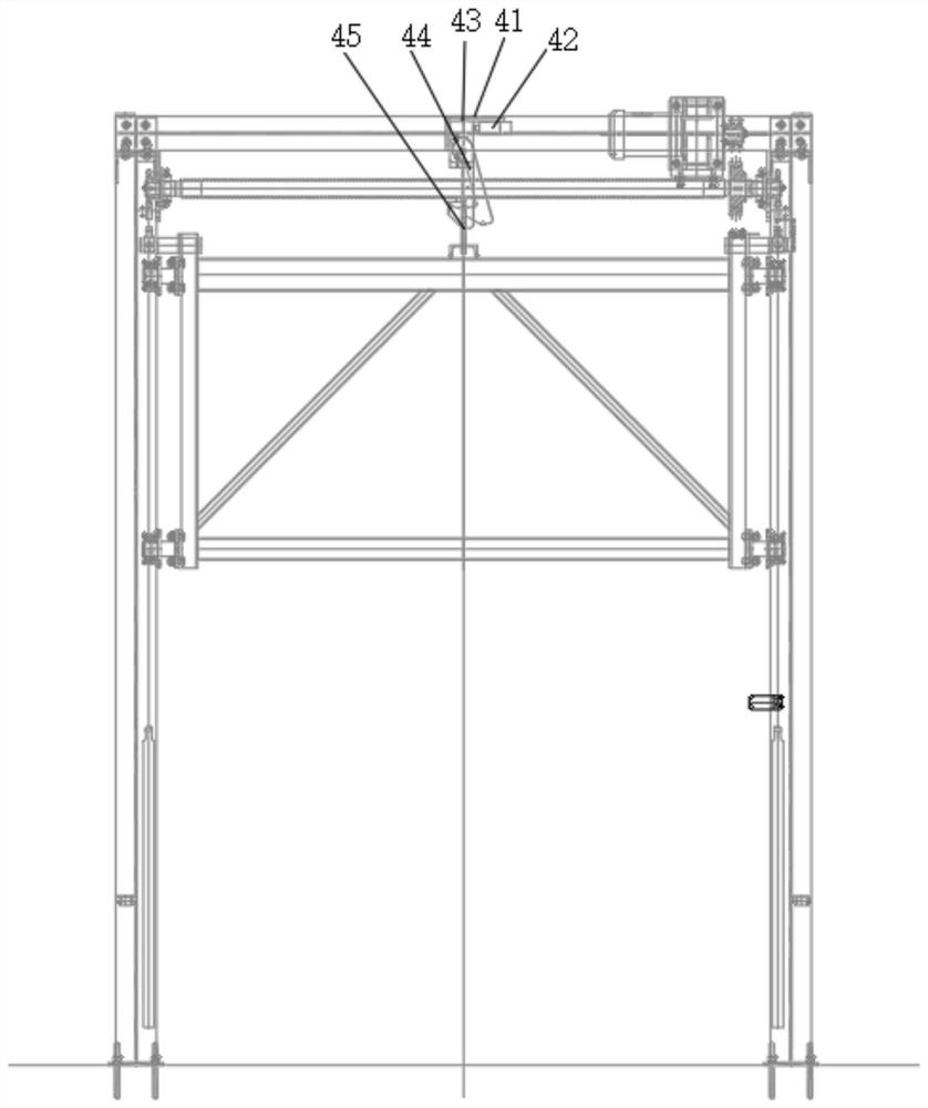 Mechanical multi-group rear cantilever transverse moving type parking device