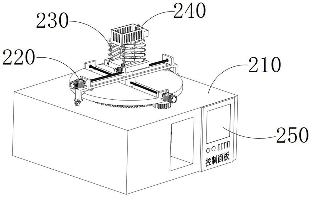 All-round lifting electric emergency repairing manned device