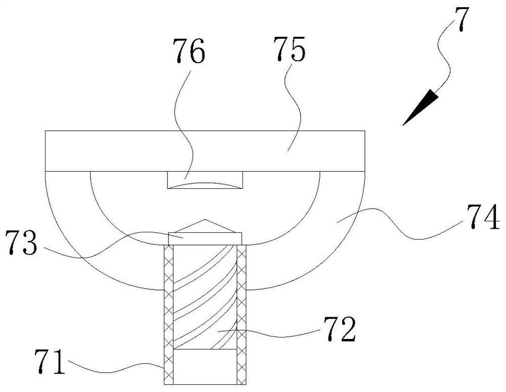 Fixed greenhouse vegetable insecticide spraying device