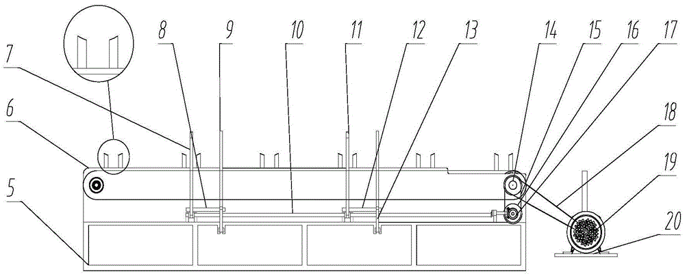 Multi-station flexible hairy crab shaping and binding integrated machine and using method thereof