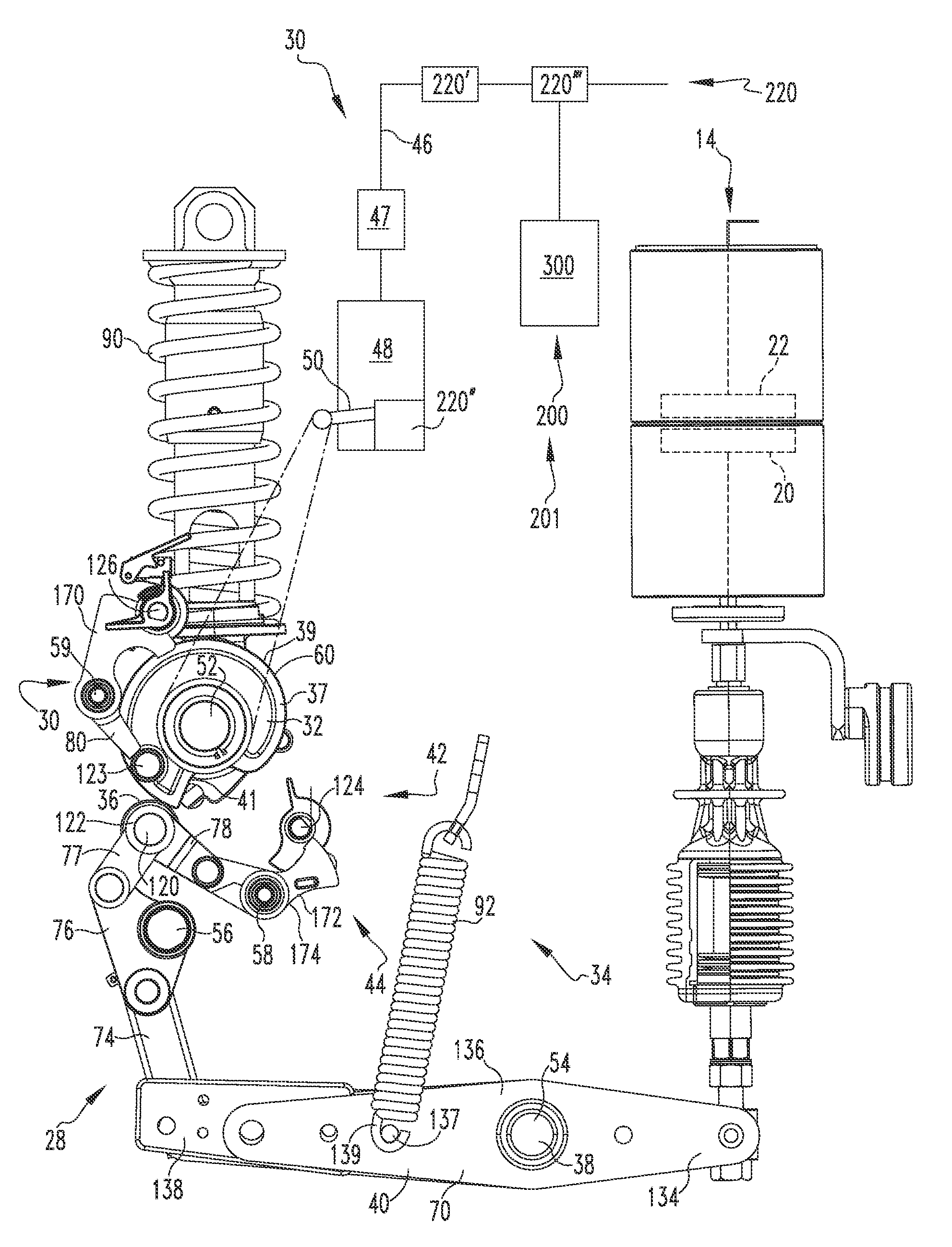 Circuit breaker operating mechanism component monitoring system and associated method