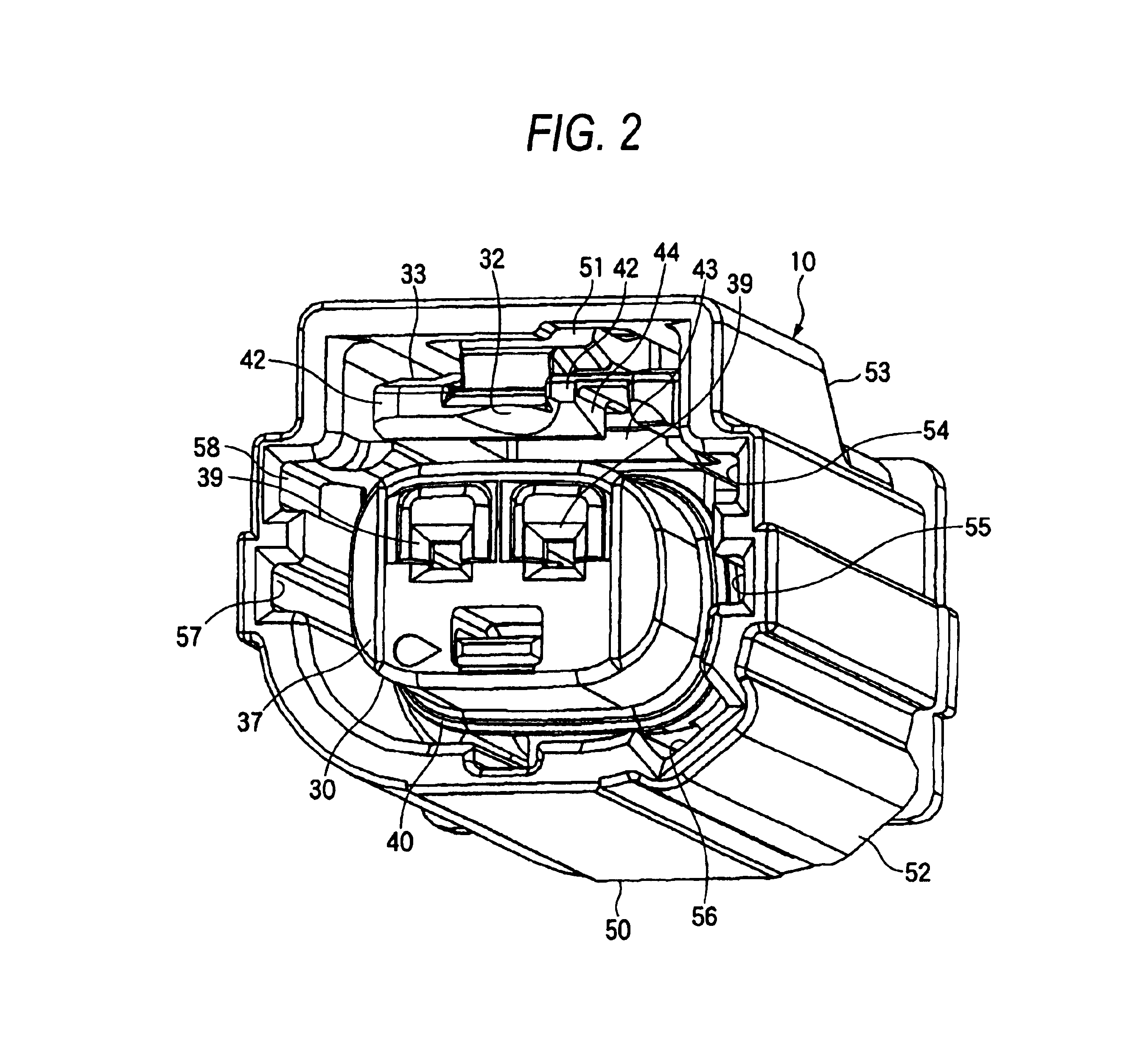 Connector for preventing half fitting condition