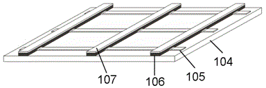 Field emission display structure by utilizing thick film medium as separant