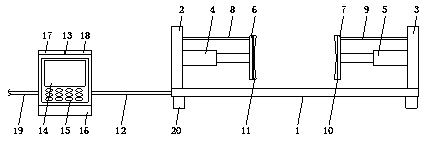 Positioning frame for thoracic tumor radiotherapy conveniently