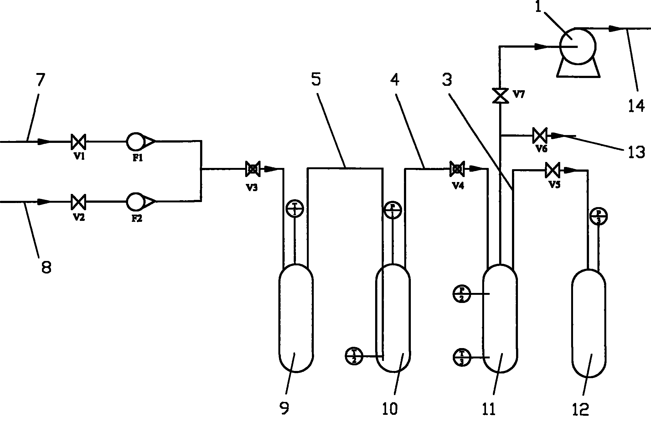 Method for preparing tungsten hexafluoride gas