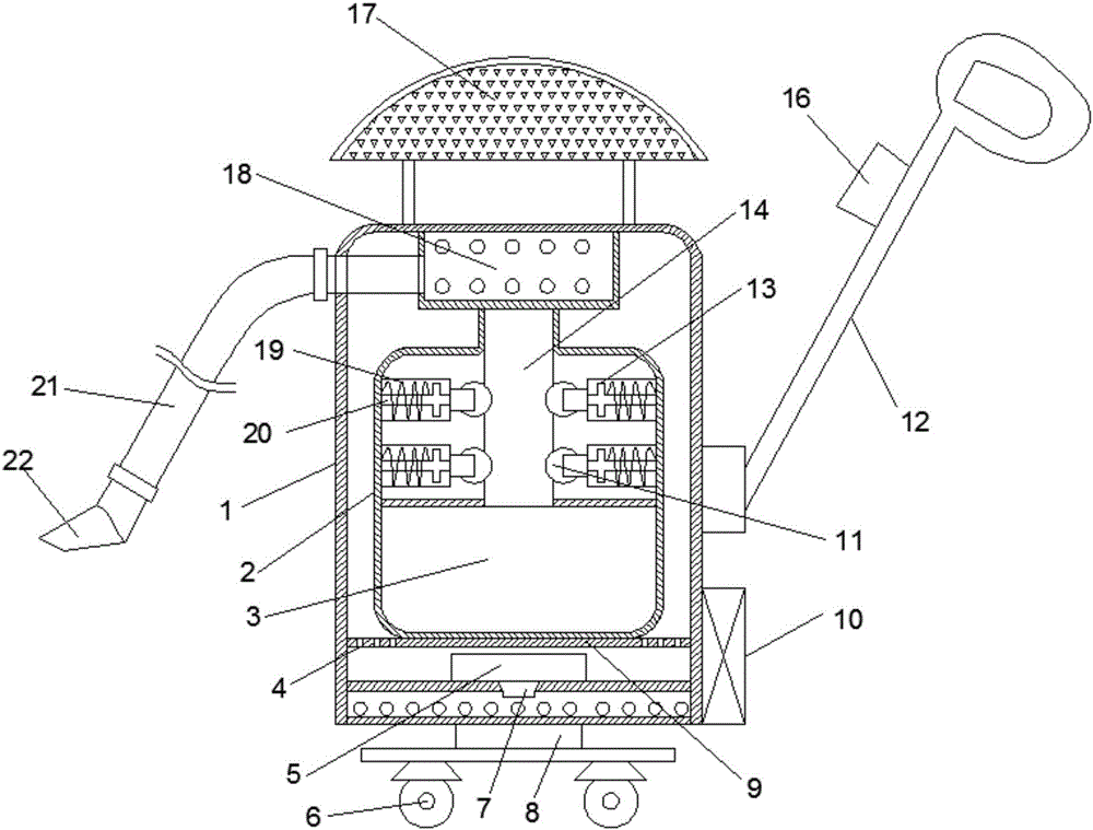 Outdoor tennis ball-collecting machine