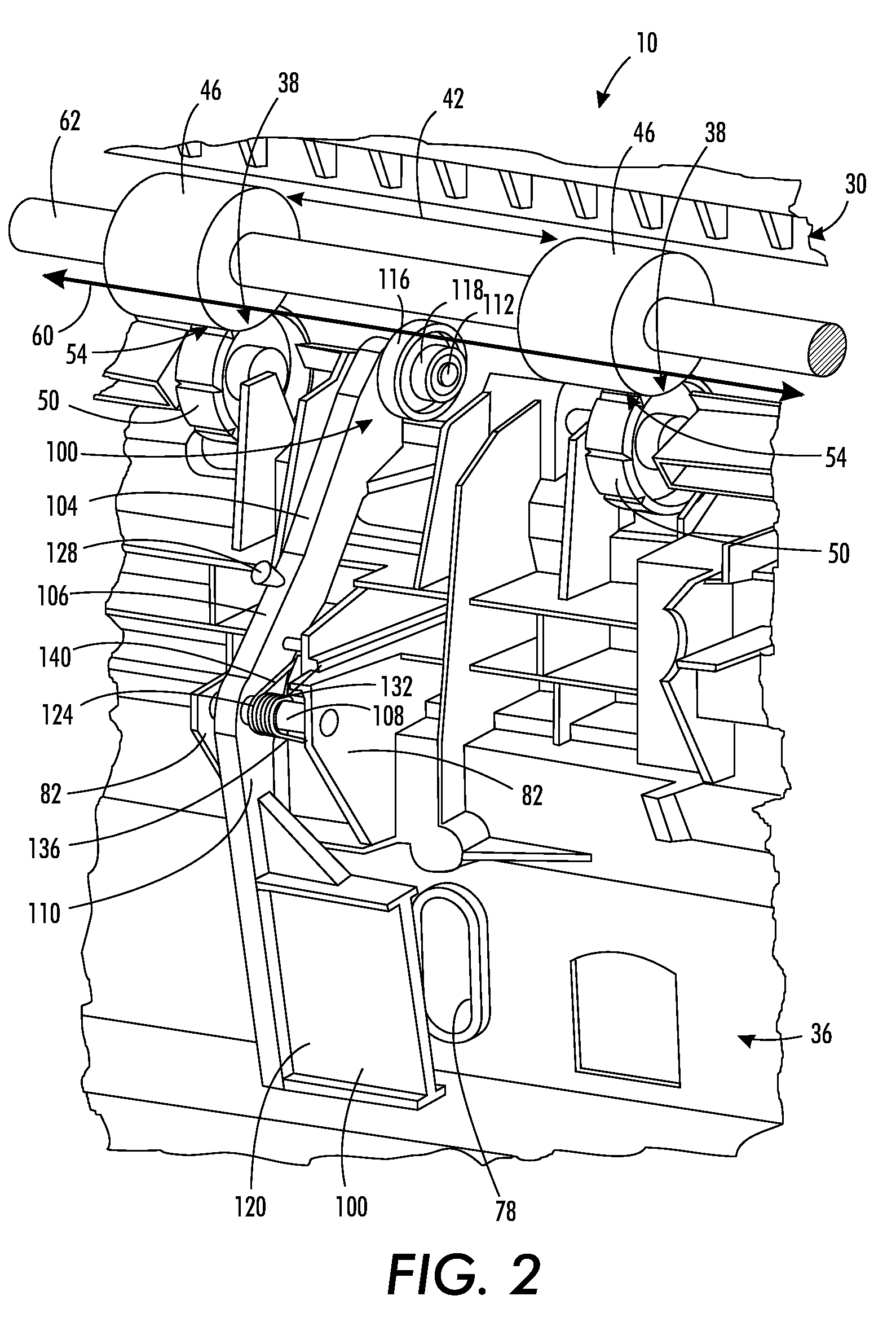 Apparatus and method for temporarily increasing the beam strength of a media sheet in a printer