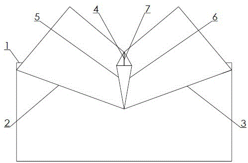 Three-dimensional piece folding low pressure mask